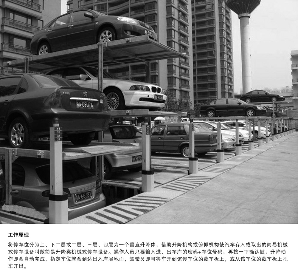 贵州贵阳PJS2D1正一负一地坑简易升降立体停车设备工作原理.jpg