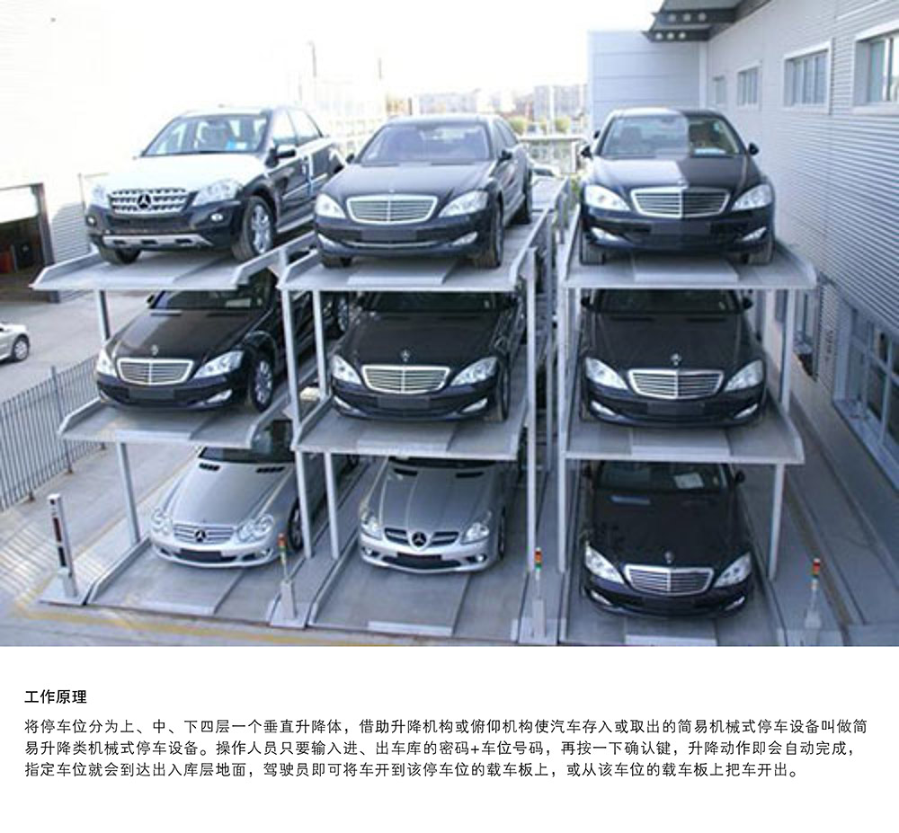 贵州贵阳PJS4D3四层地坑简易升降停车设备工作原理.jpg