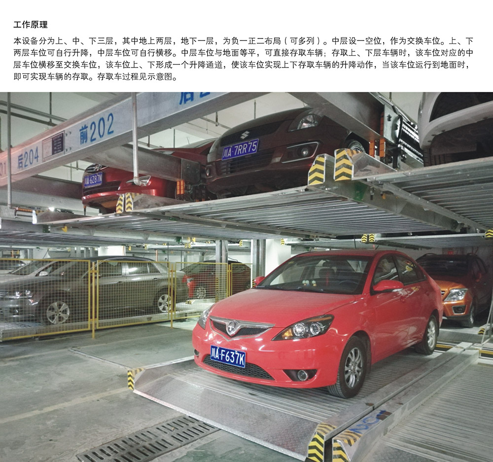 贵州贵阳负一正二地坑PSH3D1三层升降横移立体停车设备工作原理.jpg