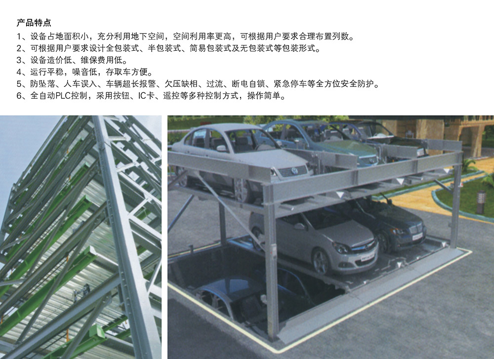 贵州贵阳负一正二地坑PSH3D1三层升降横移立体停车设备产品特点.jpg