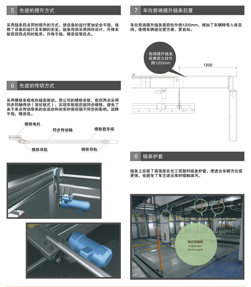 贵州贵阳重列PSH2二层升降横移立体停车设备提升方式链条保护.jpg